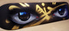 My Dog Sighs "Graff Eyes Edition 2, Chicago Skyline 3/5" Acrylic on Paper -------- 