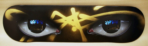 My Dog Sighs "Graff Eyes Edition 2, Chicago Skyline 5/5" Acrylic on Paper -------- 