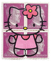 Acrylic On Vintage Stamps - Ben Frost "Kitty Reich"