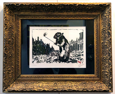 Blek le Rat "Rat – After the Apocalypse" Framed