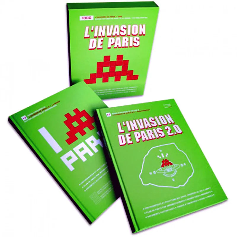 L'invasion De Paris 1.2 - 2.0 Invasion Guide by Invader – Vertical