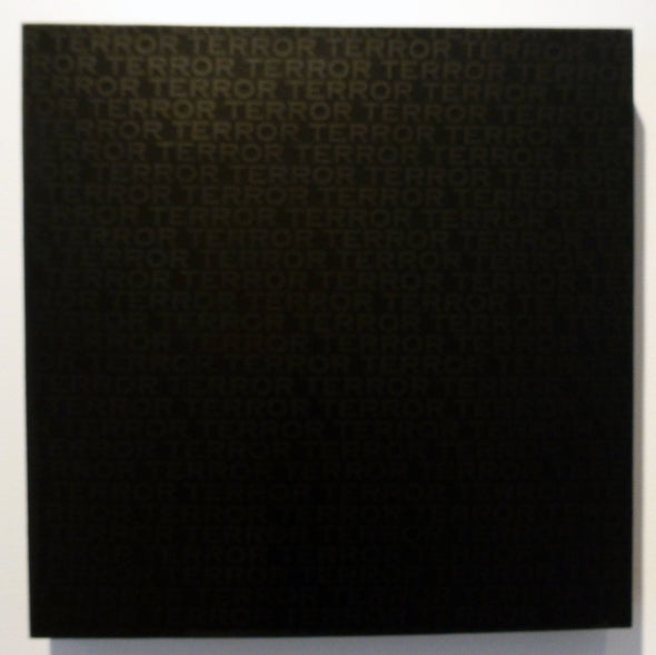 Hand Pulled Silk Screen On Acrylic Painted Deep Edge Canvas - Beejoir "Terror"