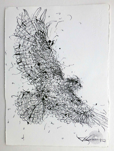 Ink On Paper - DALeast "Untitled 1"