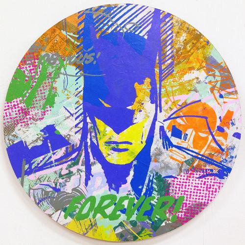 Greg Gossel "Blinded By Anger (Blue)" Mixed Media -------- 