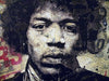 Greg Gossel "Jimi Hendrix" Mixed Media -------- 