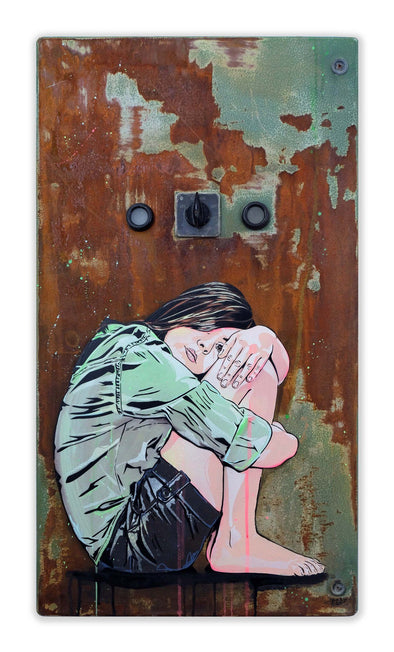 Jana & JS "Where are you now?" Mixed Media Vertical Gallery 