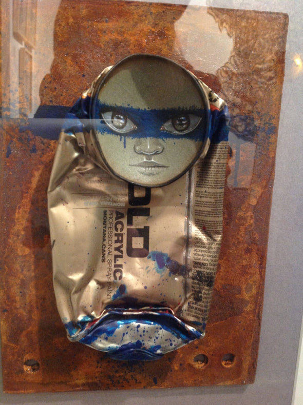 My Dog Sighs "Our lips are sealed. 22." Mixed Media -------- 