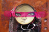 My Dog Sighs "Our lips are sealed (Purple/Black)" Mixed Media Vertical Gallery 