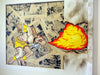 OAKOAK "Dhalsim Burning" Mixed Media Vertical Gallery 