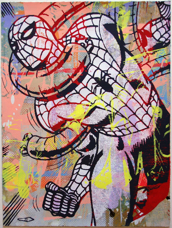 Greg Gossel "I Can't Handle This 1" Mixed Media on Paper Vertical Gallery 