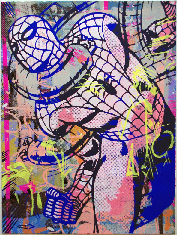 Greg Gossel "I Can't Handle This 8" Mixed Media on Paper Vertical Gallery 