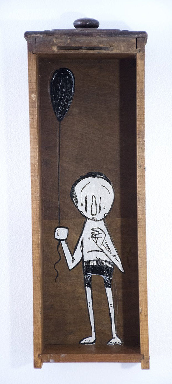 Mixed Media On Wood - Alex Senna "THE DREAMER"