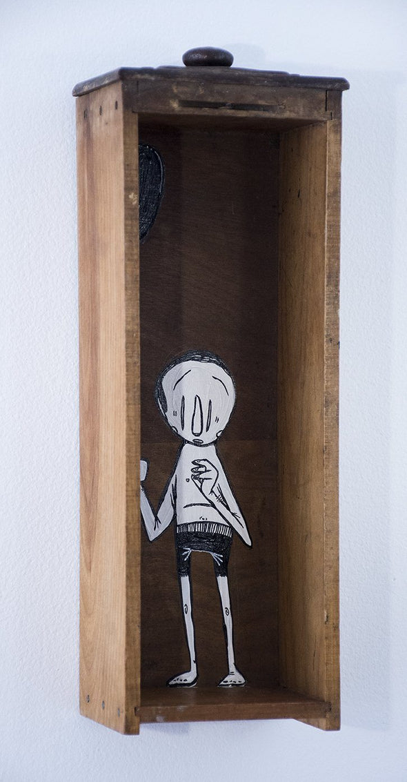 Mixed Media On Wood - Alex Senna "THE DREAMER"