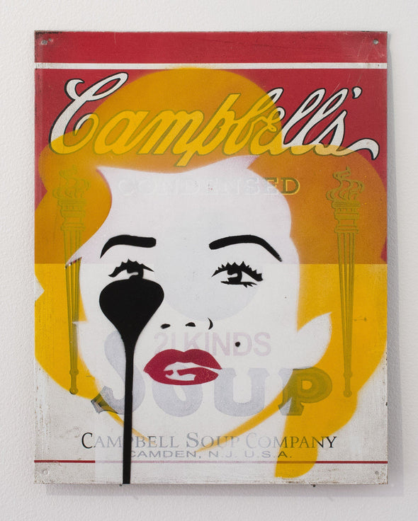 Mixed Media - Pure Evil "Campbells Marilyn"