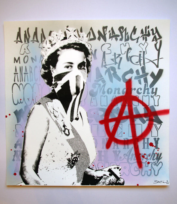 Static "Anarchy: By Royal Decree" #5 Mixed Media Vertical Gallery 