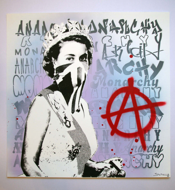 Static "Anarchy: By Royal Decree" #6 Mixed Media Vertical Gallery 