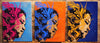 Stinkfish "Vanasthali Girl 2" Mixed Media Stencil on Wood -------- 
