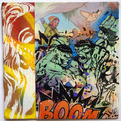 The Thomas Brothers "Boom" Mixed Media Vertical Gallery 