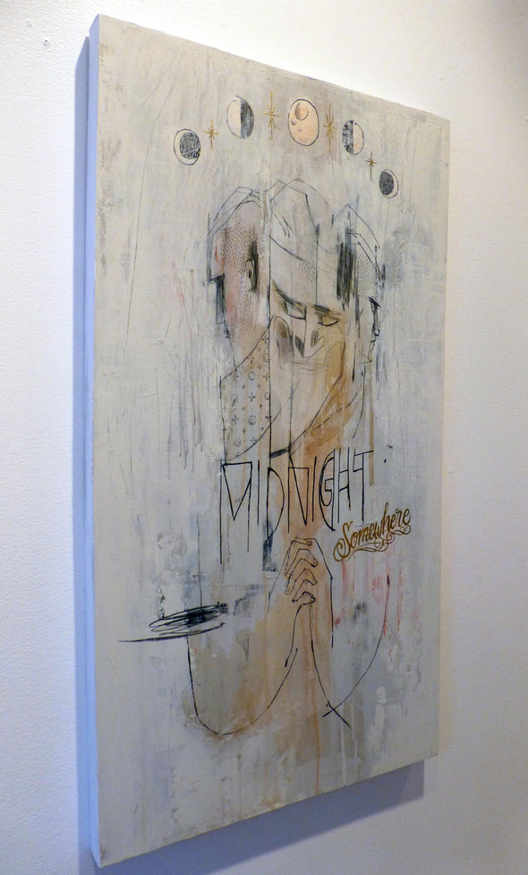 Mixed Media - Word To Mother "Midnight Somewhere"