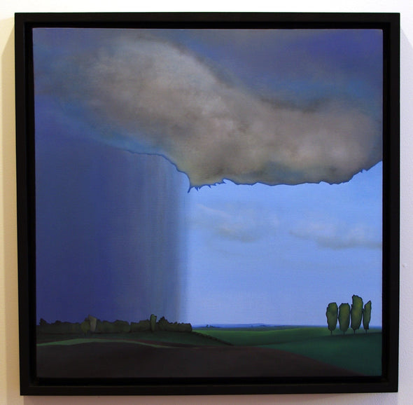 Grant William Thye "Rainwall" Oil on Canvas -------- 