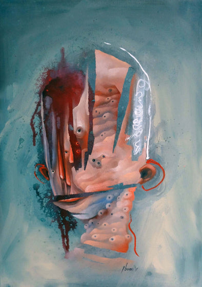 Oil On Canvas - Philip Bosmans "Sliced II"