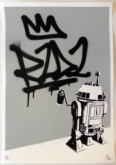 RYCA "Hand Finished R2D2 Tag" print Vertical Gallery 
