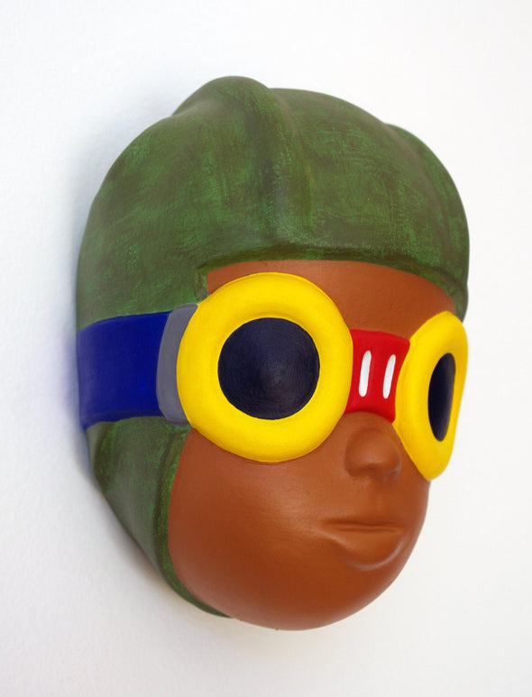 Hebru Brantley "Flyboy - Kirby 3" Resin and acrylic Vertical Gallery 
