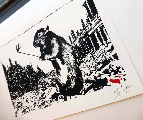 Screen Print - Blek Le Rat "Rat – After The Apocalypse"