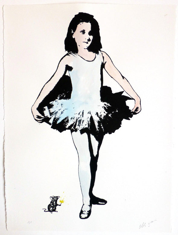 Screen Print - Blek Le Rat "Special Edition Hand-finished Sweet Dreams 2"