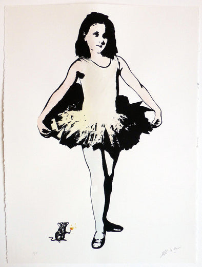 Screen Print - Blek Le Rat "Special Edition Hand-finished Sweet Dreams 3"