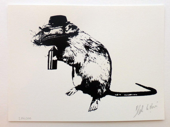 Screen Print - Blek Le Rat "The Street Artist’s Paraphernalia"