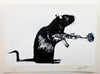 Screen Print - Blek Le Rat "The Warrior"