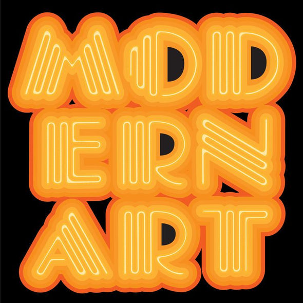 EINE "Modern Art Neon Orange Edition" Screen Print Vertical Gallery 