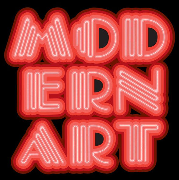 EINE "Modern Art Neon Red Edition" Screen Print Vertical Gallery 