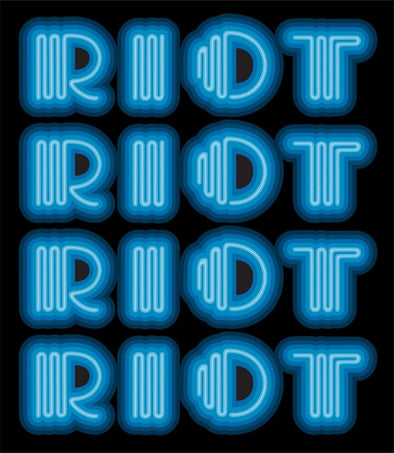 EINE "RIOT (Blue)" Screen Print Screen Print Vertical Gallery 