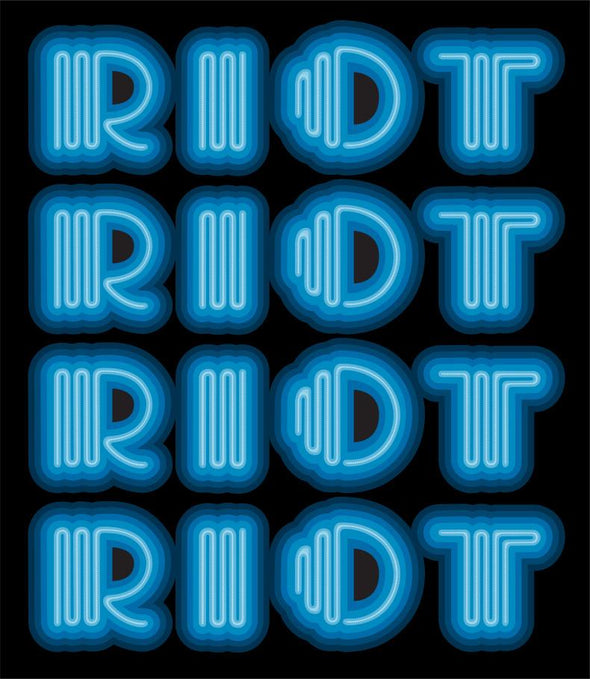 EINE "RIOT (Blue)" Screen Print Screen Print Vertical Gallery 