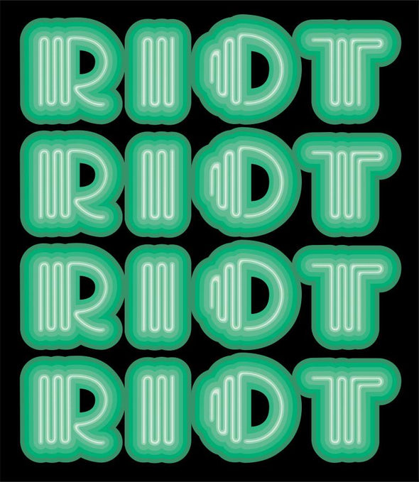 EINE "RIOT (Green)" Screen Print Screen Print Vertical Gallery 