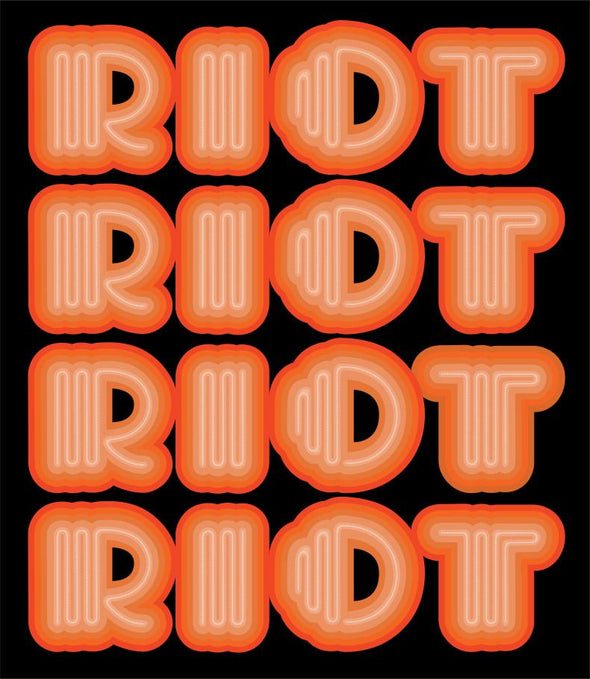 EINE "RIOT (Orange)" Screen Print Screen Print Vertical Gallery 