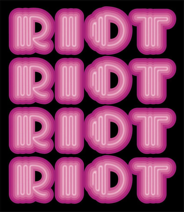 EINE "RIOT (Pink)" Screen Print Screen Print Vertical Gallery 