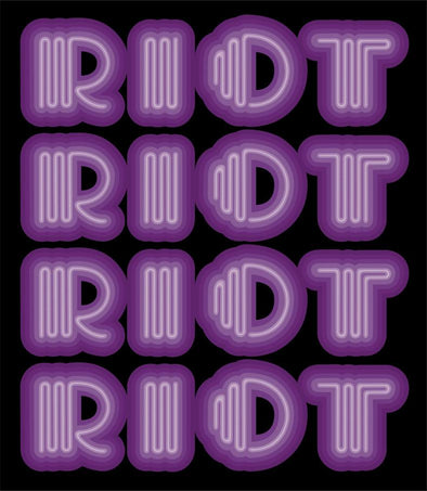 EINE "RIOT (Violet)" Screen Print Screen Print Vertical Gallery 