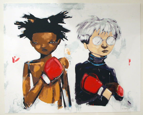 Screen Print - Hebru Brantley "No More Public Battles, Just Private Wars" Limited Edition Print Artist's Proof
