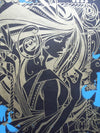 Inkie "Ink Nouveau Platinum - Blue" Screen Print -------- 