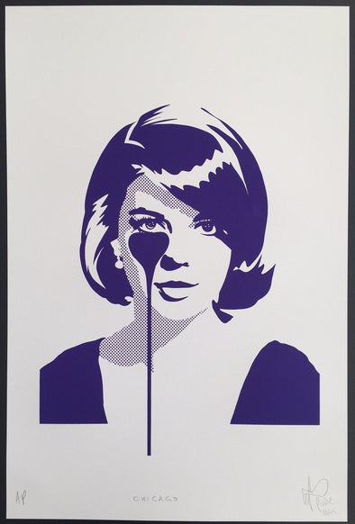 Screen Print - Pure Evil Christopher Walken's Nightmare - Natalie Wood (Chicago Edition)