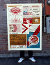 Shepard Fairey "Station to Station 3" Large Format Print Screen Print -------- 