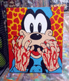 Ben Frost "Goofy Love" Spray paint and acrylic on canvas Vertical Gallery 
