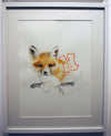 Spray Paint And Acrylic On Paper - LIE "Fox (2)"