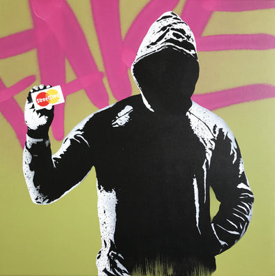 Spray Paint On Canvas - FAKE "Street Cred"
