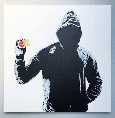 FAKE "StreetCred" Spray paint on canvas Vertical Gallery 