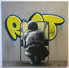 Martin Whatson "Riot" Spray paint on canvas -------- 