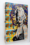 Brad Novak "Bombshell 1.10" Spray paint on wood panel Vertical Gallery 
